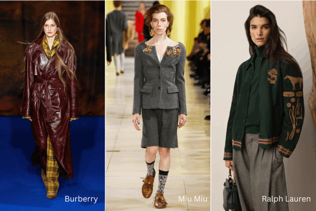 desfiles 2025 tendencia preppy